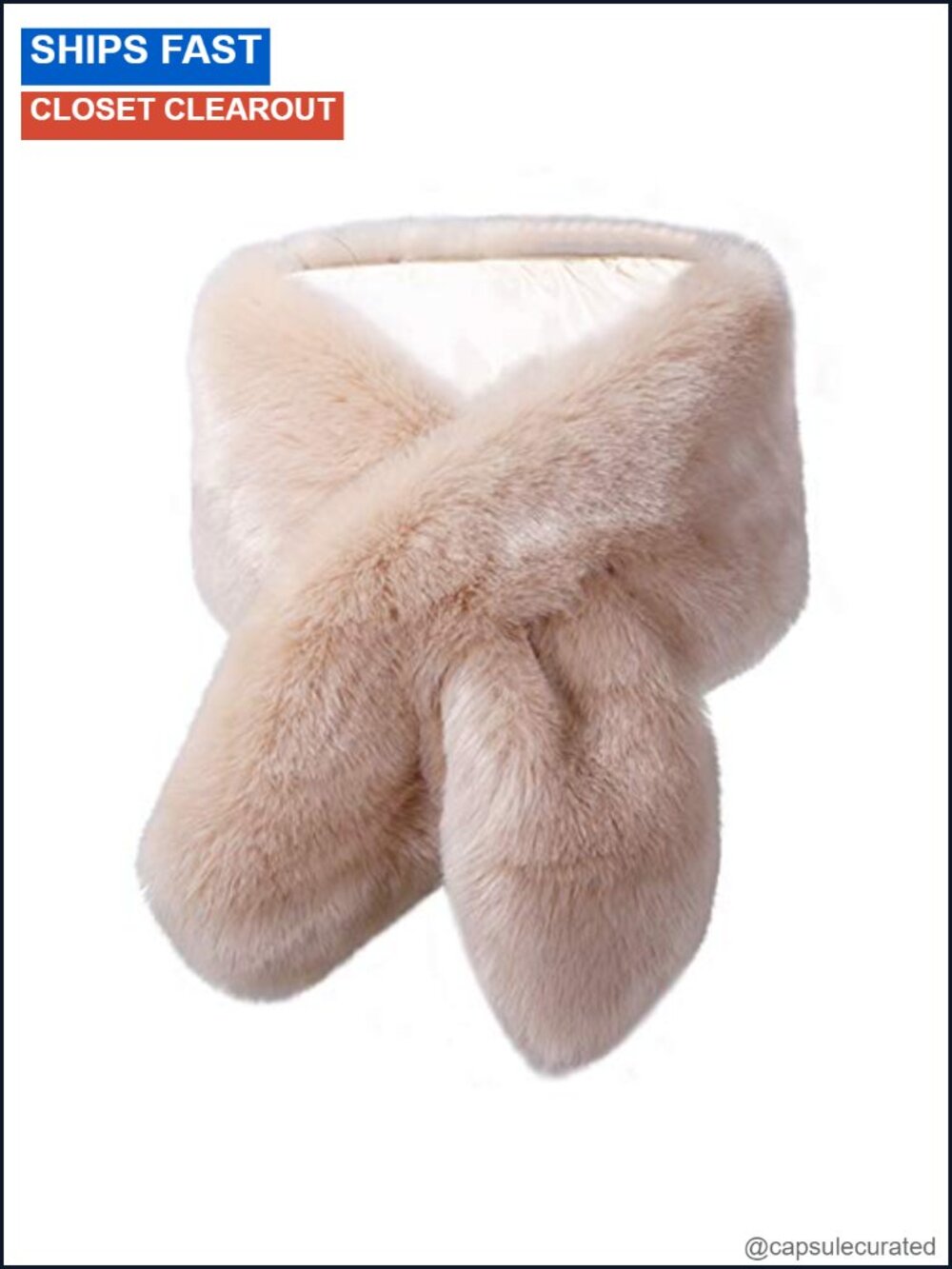 Faux Fur Shawl Bridal Stole Wrap Winter Soft Bolero Scarf
